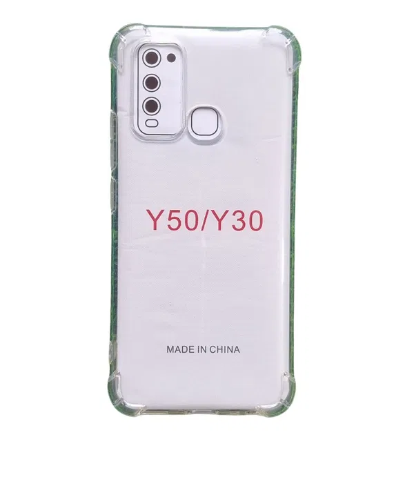 Vivo Y50/Y30 Transparent/Clear Soft silicone Phone Cover