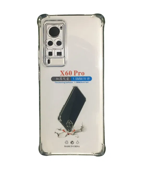 vivo X60 pro Transparent/Clear Soft silicone Phone Cover