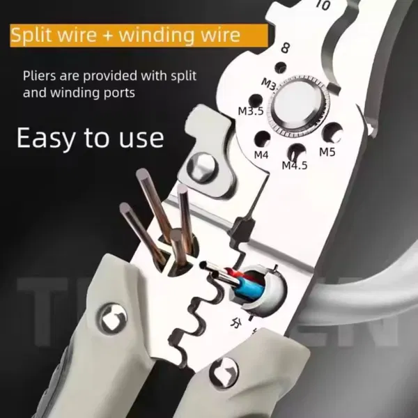 11-in-1 Multi Function Wire Tool – Cut, Strip, Crimp & More!