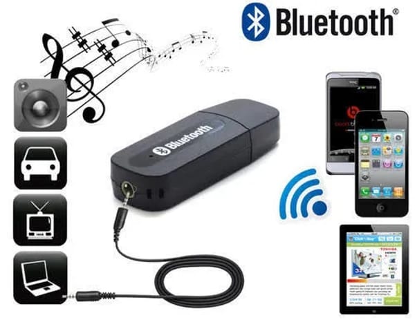 Wireless Music Receiver Wireless Music Car Bluetooth Receiver Car Bluetooth Wireless Bluetooth 5.0 Adapter 3.5mm Jack For Car Music Audio Aux A2dp Headphone Reciever Handsfree Wireless Receiver