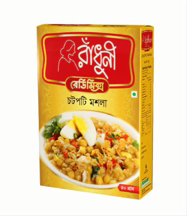 Radhuni Chatpoti Masala 50 gm (রাঁধুনি চটপটি মসলা ৫০ গ্রাম)