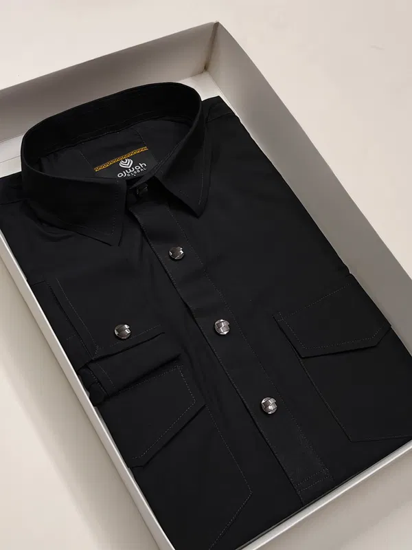 Ajwah Premium Kabli Panjabi  – Black Edition