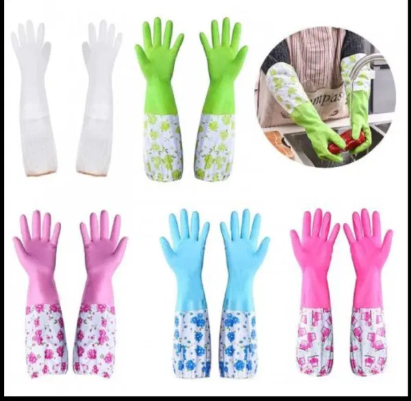 High-Quality Silicon Hand Gloves- 1 Pair