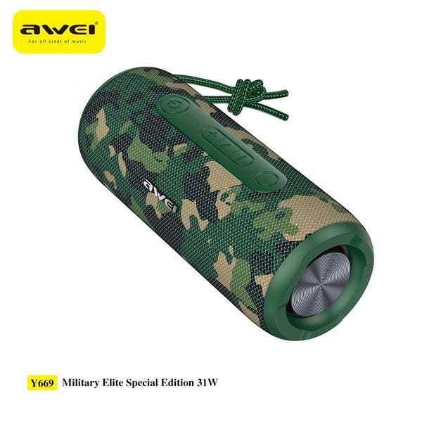 Awei Y669 Military Elite Special Edition Outdoor Dual Speaker (31W)