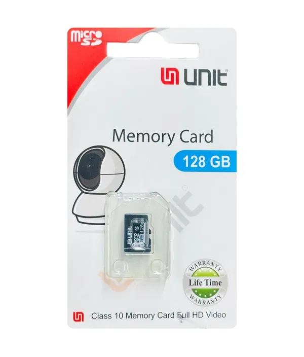 UNIT 128GB Memory Card Class 10 Memory Card Full HD Video
