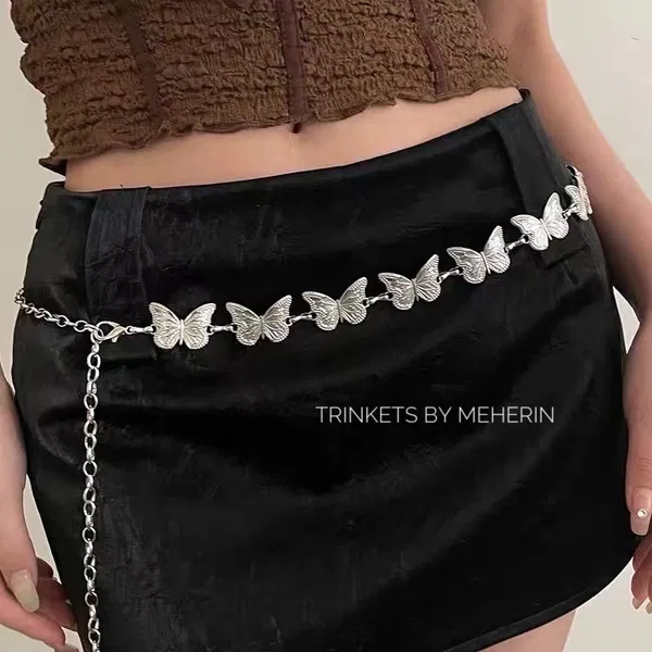 Butterfly textured (silver)