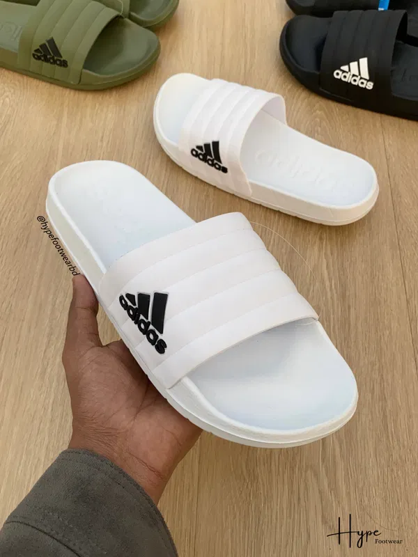 Adidas Adilette Slide (White)