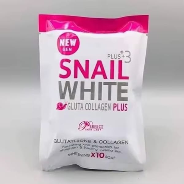 Snail White Gluta Collagen Plus+3 10X Whitening soap 80g