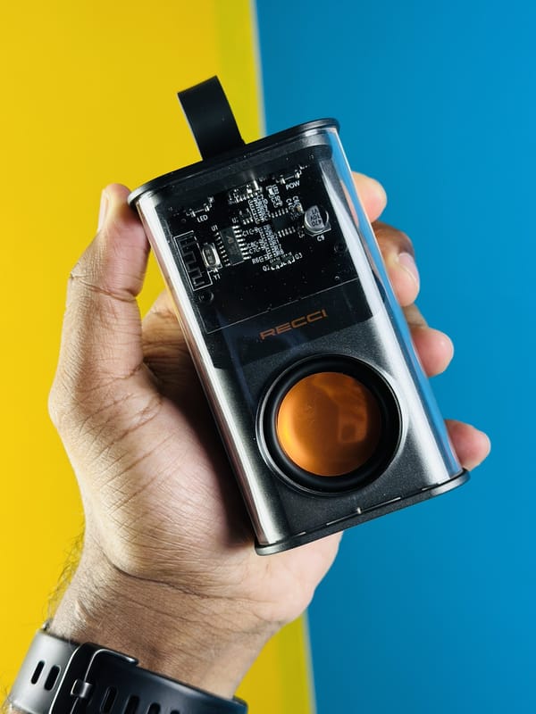 RECCI RSK-W30 Transparent Wireless Speaker with RGB Light
