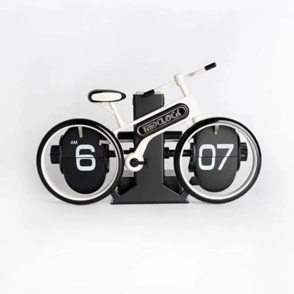 MidClock HY-F117 Retro Vintage Flip Desk Clock – Bicycle-Inspired Design | Price in BD