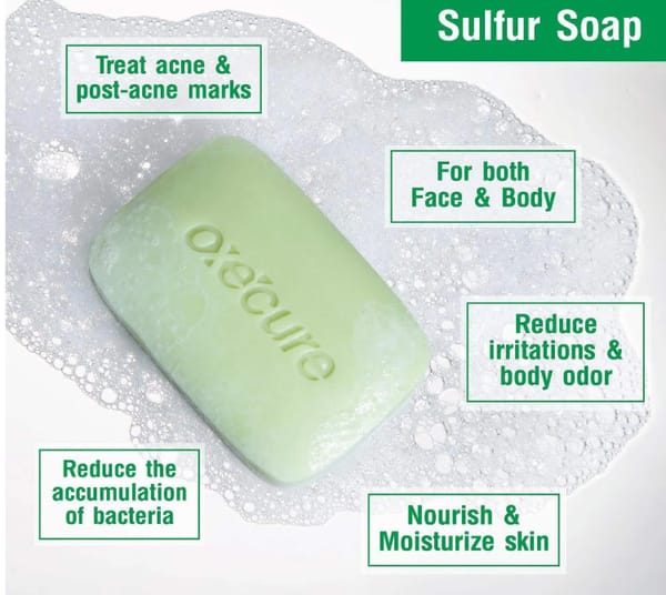 Oxecure Sulphur Soap (Fungal Acne Soap) 30g
