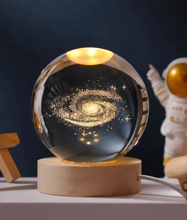 3D Crystal Ball Galaxy 1 Color / 7 Color