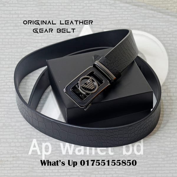 Armani Premium Quality Original Leather Gear Belt