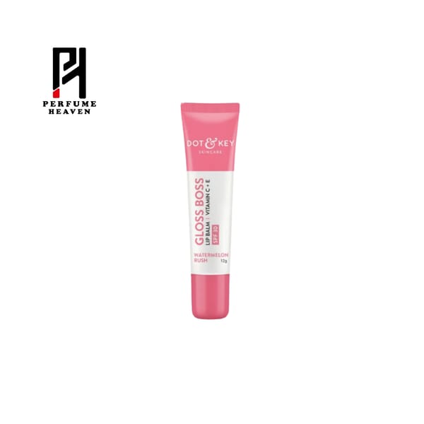 Dot and Key Gloss Boss Vitamin C + E Lip Balm with SPF 30 - Watermelon Rush (12gm)