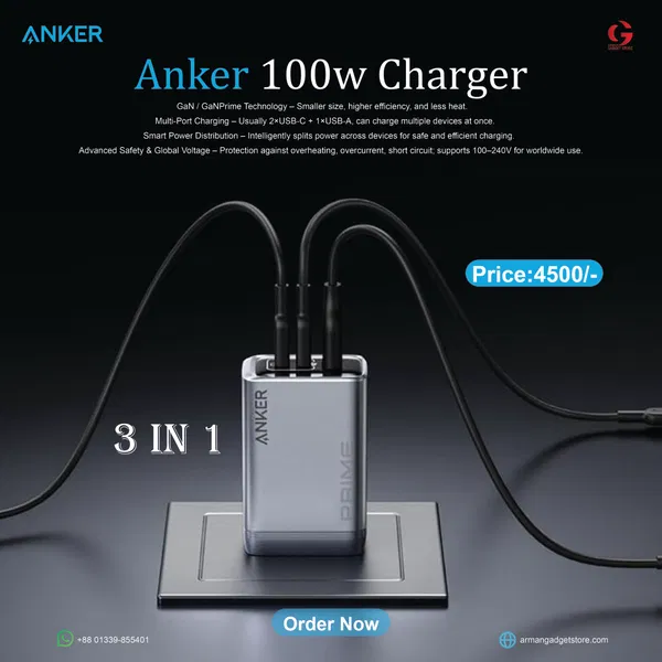ANKER 100W B121B Charger