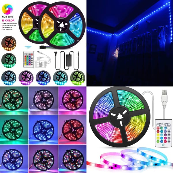LED Strip Light With Remote (16Color)