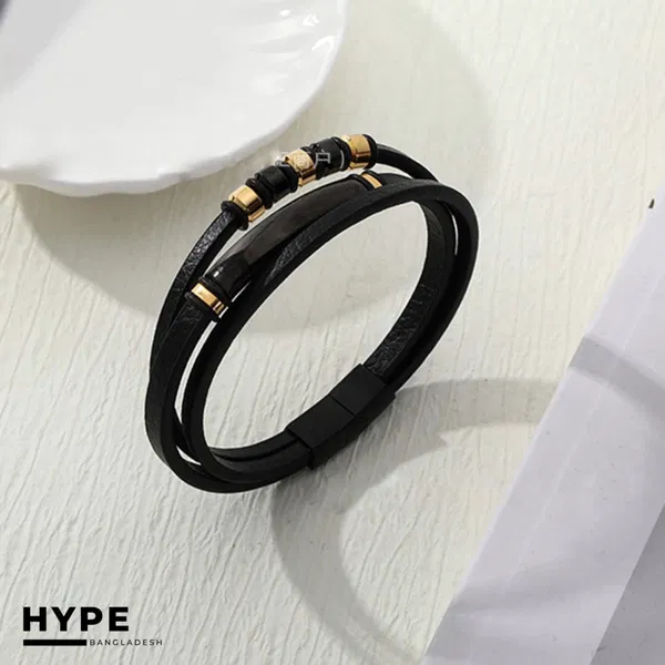 3 layer leather bracelet for me