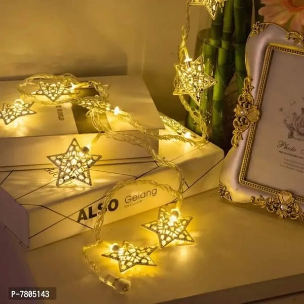 Star Shape LED String Light Metal Body Fairy Light