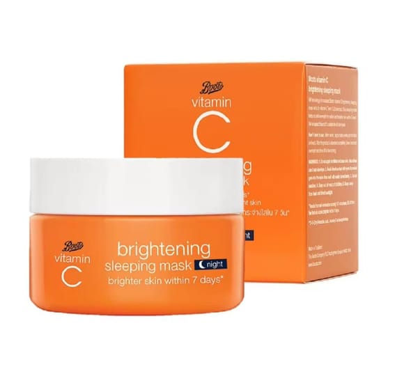 Boots Vitamin C Brightening Sleep Mask Night Cream 18ml