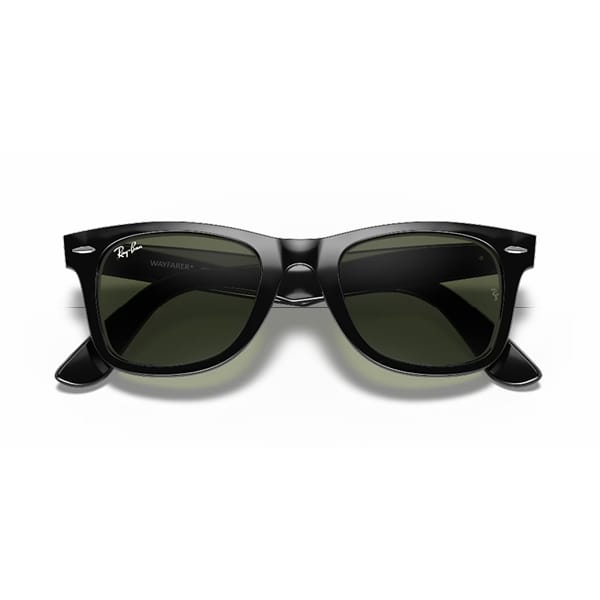 Black Wayfarer Sunglasses (Confidence Series)