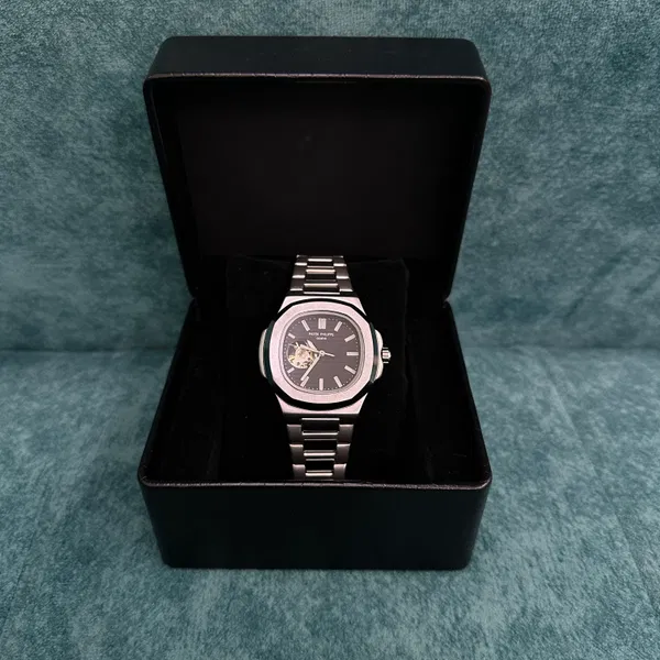 Patek Philippe Nautilus Open Heart - Black Dial