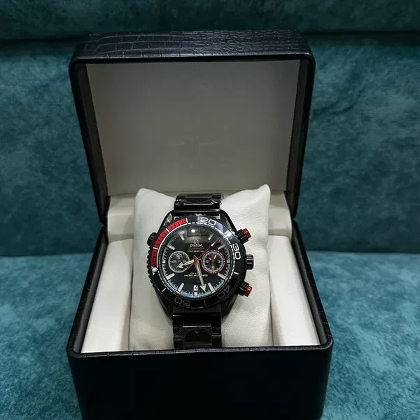 Omega Seamaster Planet Ocean 600M - Black & Red