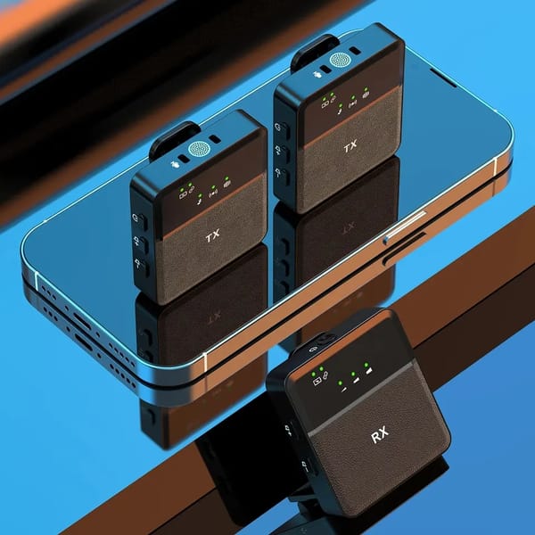 SX9 Mini Wireless Dual Microphone For Type C & 3.5 Interface