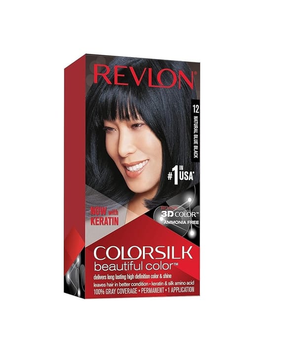 Revlon Colorsilk Beautiful Hair Color - 12 Natural Blue Black