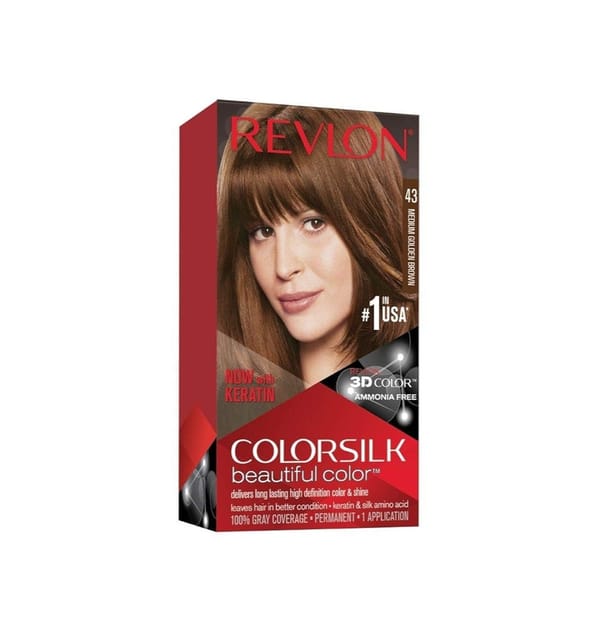 Revlon Colorsilk Beautiful Hair Color - 43 Medium Golden Brown