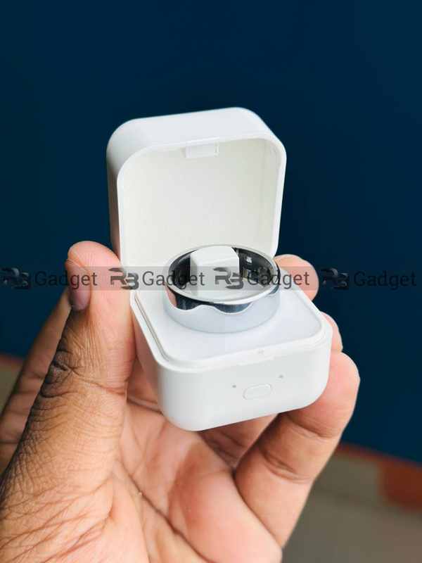 Smart Finger Ring for Fitness Tracking – With Charging Case  (Ring Size -9,10)
