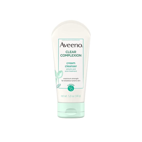 Aveeno Clear Complexion Cream Face Cleanser With Salicylic Acid