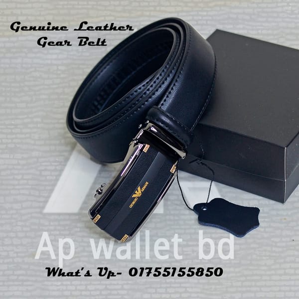 Armani Genuine Leather Auto Gear Belt With Box