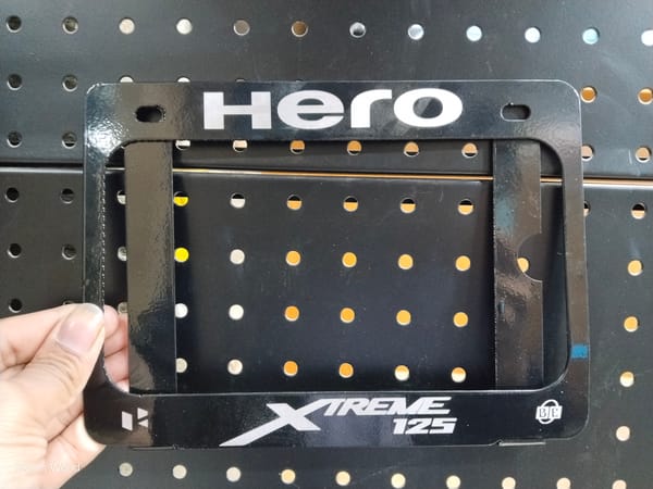 Premium Rear Name Plate Frame For Hero Xtream 125R
