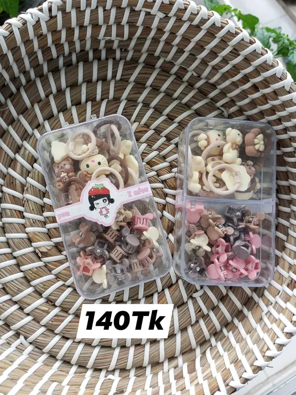 Mixed Hair Band & Clip