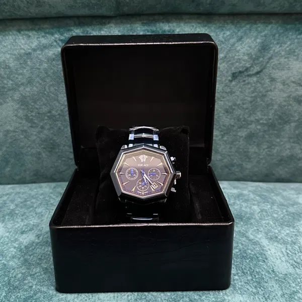 Rare Versace Atelier Blue Chain & Dial
