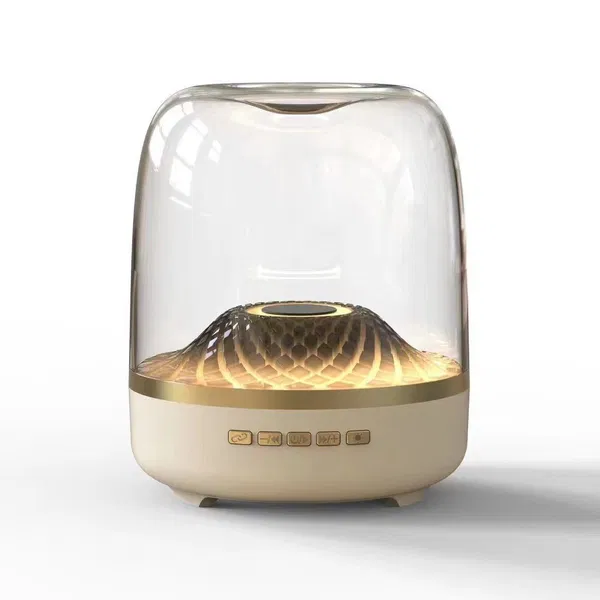 Bluetooth Audio Heavy Subwoofer Home Colorful Glass Harman Sound Quality Good Wireless Bluetooth High Color Value Computer Speaker
