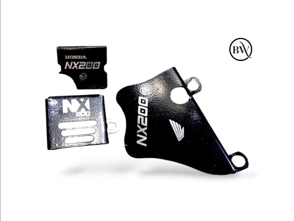 Premium Combo Package For Honda NX-200 ( Oil Pot Gourde,Master Cylinder Gourde, Caliper Gourde )