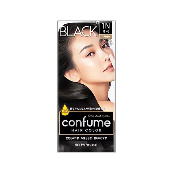 HAIR COLOUR CONFUME 1N-(Natural Black) 120gm