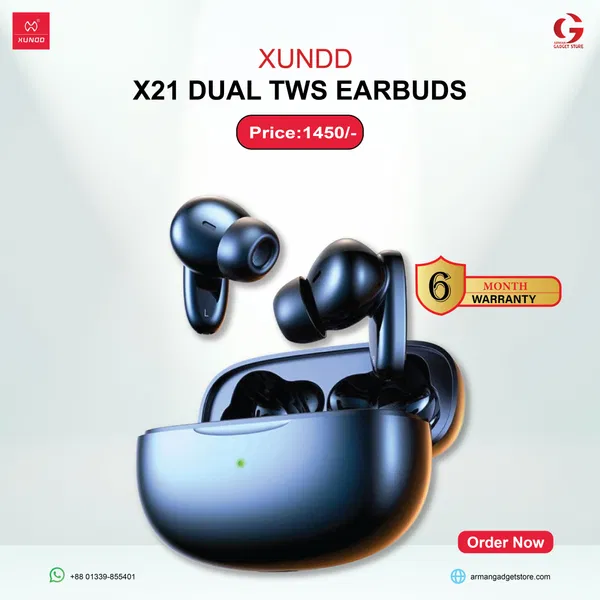 XUNDD X21 Dual Microphone TWS