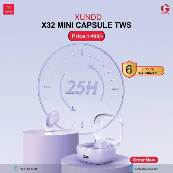 XUNDD X32 Mini Capsule TWS Earphone