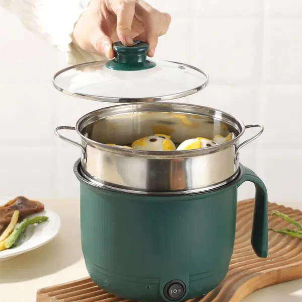 Double Layer Mini Cooking Hot Pot | 1L | 600W