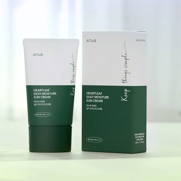 Anua Heartleaf Silky Moisture Sun Cream