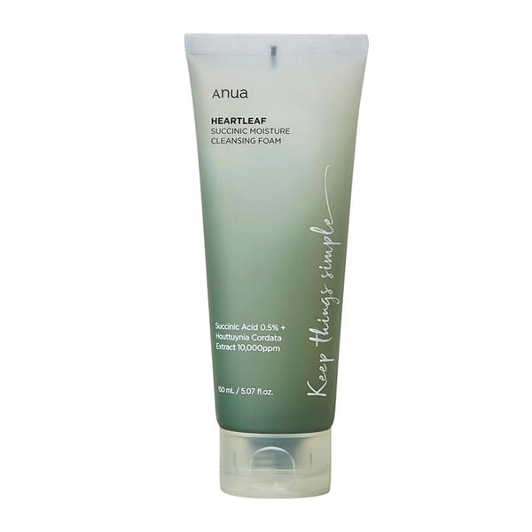 Anua Heartleaf Succinic Moisture Cleansing Foam