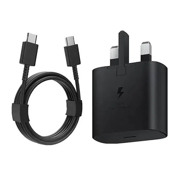 Samsung 45W Power Adapter with a USB-C cable
