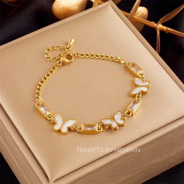 White shell butterfly premium version