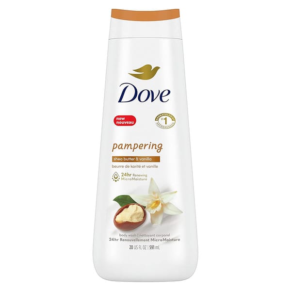 Dove Pampering Shea Butter & Vanilla 24hr Renewing Micro Moisture Body Wash – 680ml