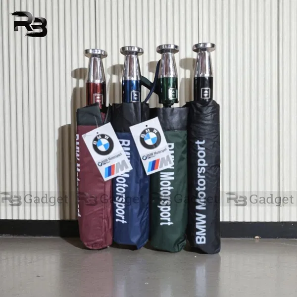 BMW 16 Ribs Automatic Open and Close Compact Umbrella – Random Color