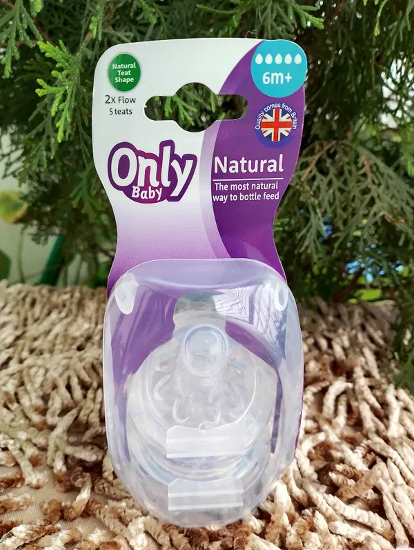 Only baby feeding nipple -2pics full box