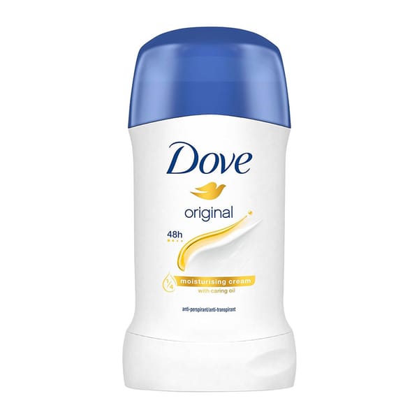 Dove Original Anti-Perspirant Deodorant ¼ moisturising cream with 100% natural caring oil Stick for 48-hour odour protection 40 ml