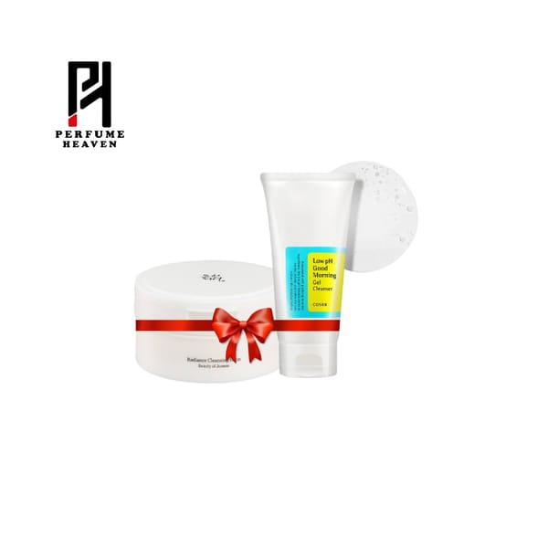 Double Cleanse [Beauty Of Joseon Radiance Cleansing Balm (100ml)+Cosrx Low pH Good Morning Gel Cleanser (150ml)]